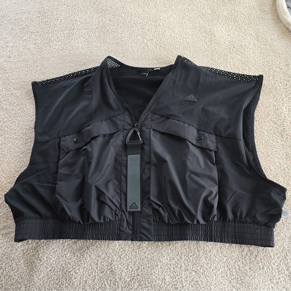 Adidas Men's City Escape Premium Vest Black (Style IC6735) Streetwear